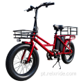 Bicicleta elétrica resistente de 2 baterias de alcance de 100 km